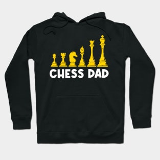 Cool Chess Art For Dad Father Chess Club Lovers Players Pawn Hoodie